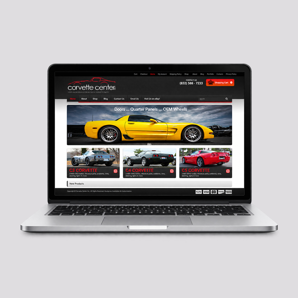 Corvette Center - Wordpress