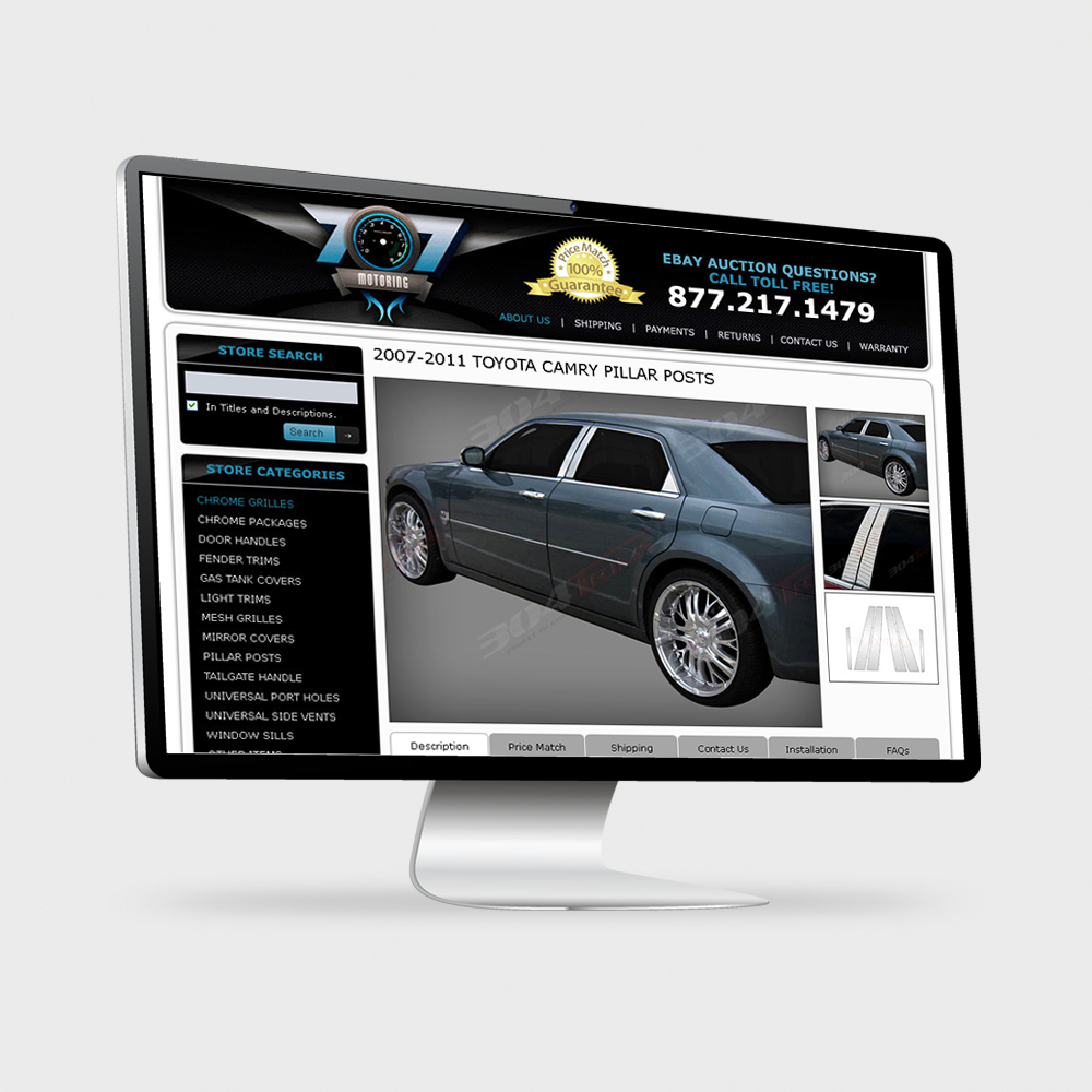 707 Motoring - eBay Listing Template