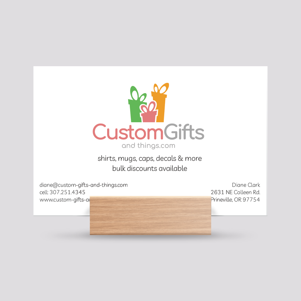 Custom Gifts and Things - Business Card