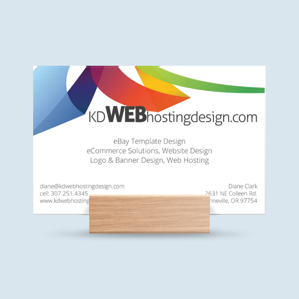 KD Web Hosting Design - Business Card
