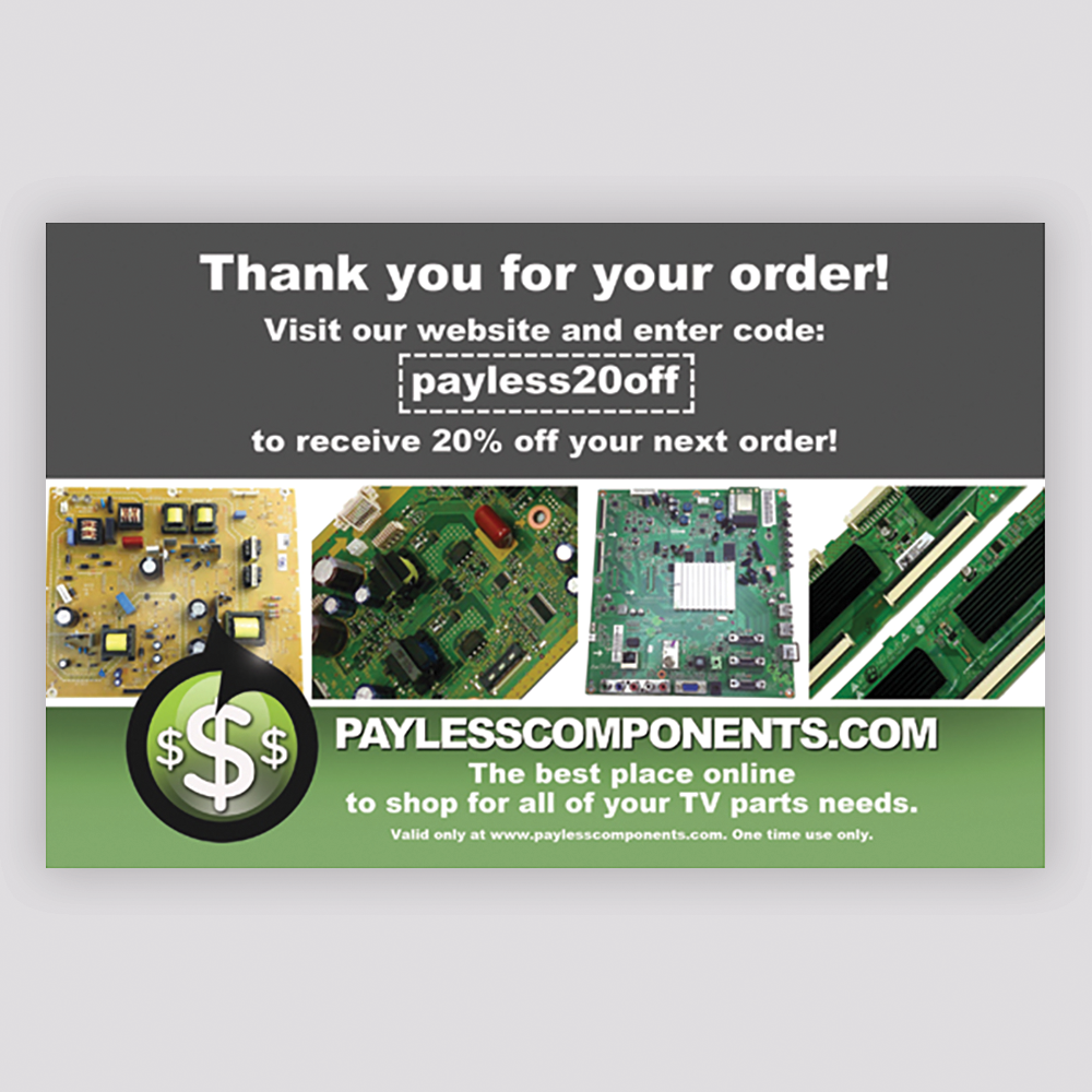 Payless Components - Post Card