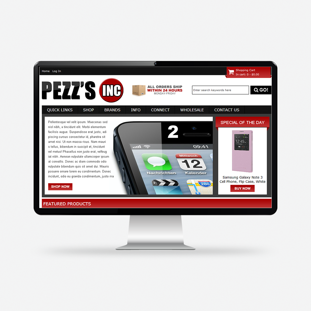 Pezz's Inc - Zen Cart